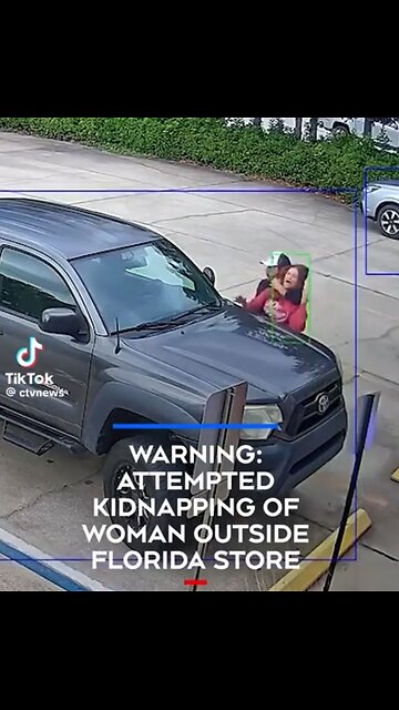 Attempted kidnapping of a woman outside Florida store, screams for help