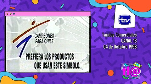 Tandas Comerciales Canal 13 (04 de Octubre 1998)