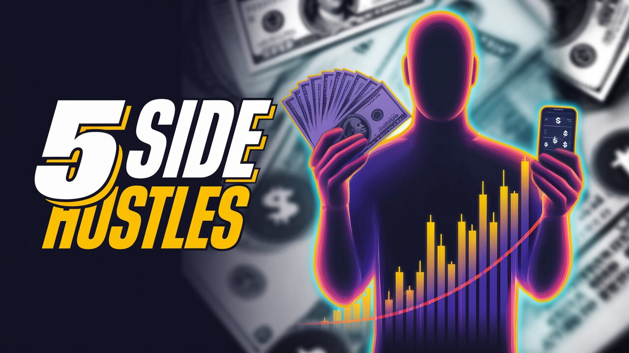 Get RICH with These FIVE Online Side Hustles That WORK!