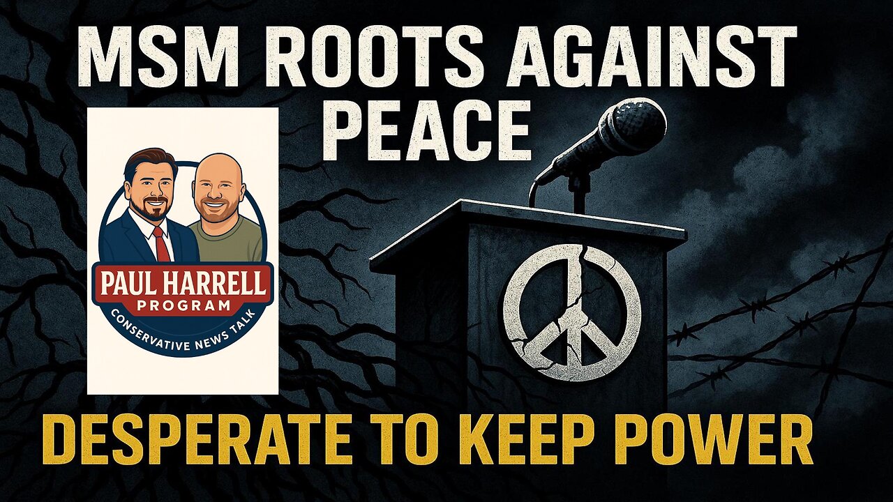 MSM Roots Against Peace: Zelenskyy Desperate to Keep Power - Paul Harrell Program
