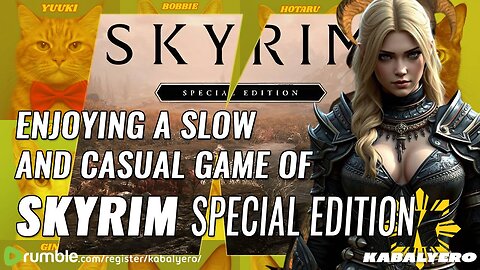🔴 Skyrim Special Edition 🎮 Enjoying a Slow and Casual Game of Skyrim! 🙏 Thank You For Watching