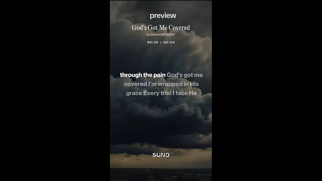 God's got me covered