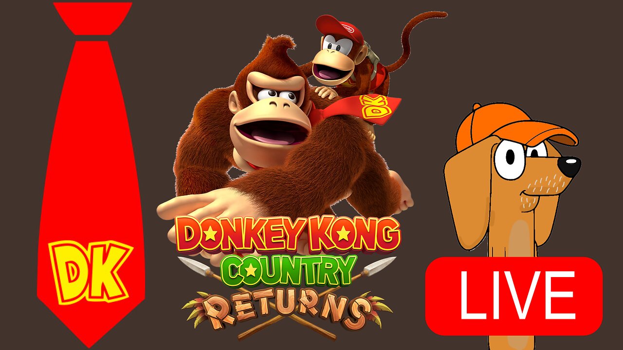 This Morning we Start Donkey Kong Country Returns!