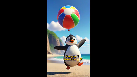 PENGUIN INVENTS NEW SPORT & It's HILARIOUS Cartoon Story
