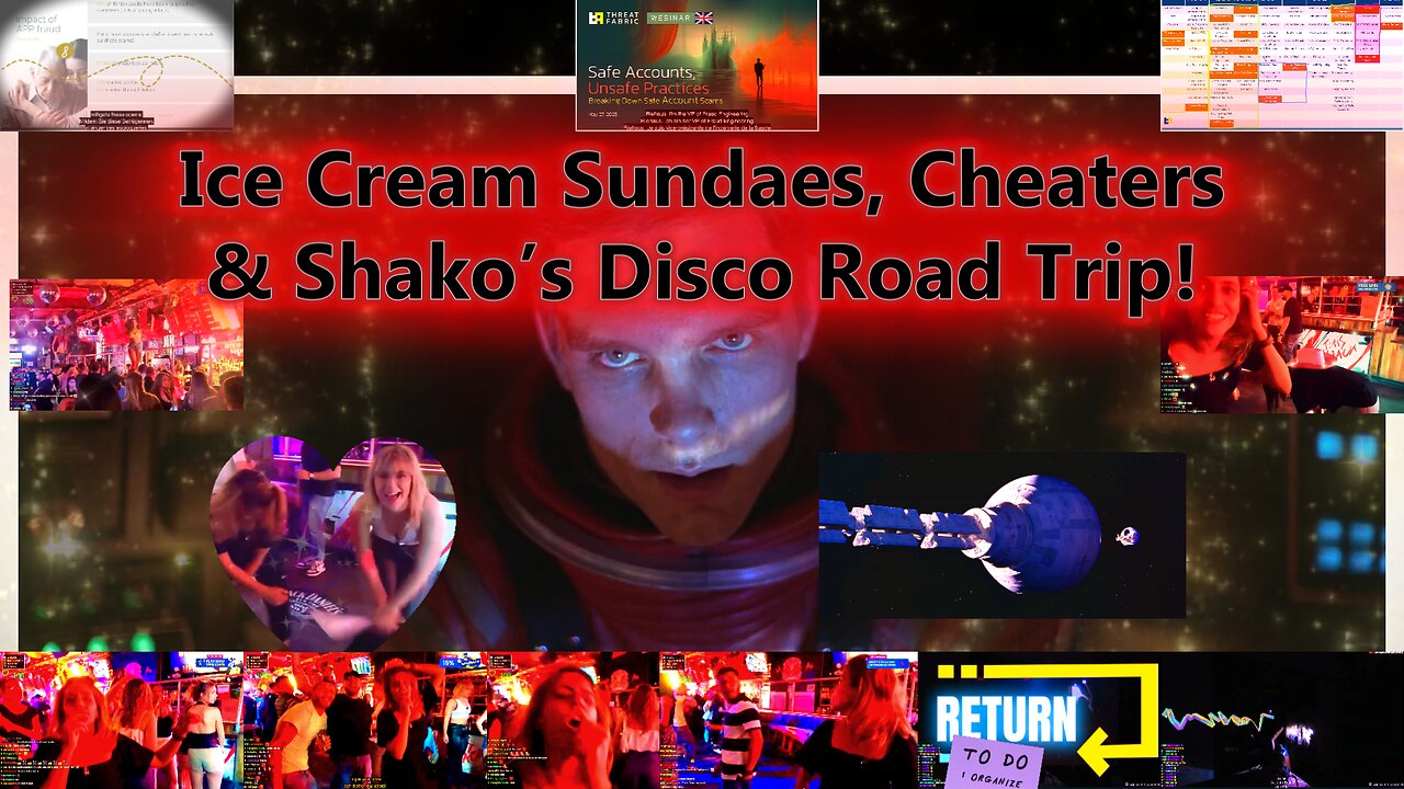 Clownsday Chaos: Ice Cream Sundaes, Cheaters & Shako’s Disco Road Trip!