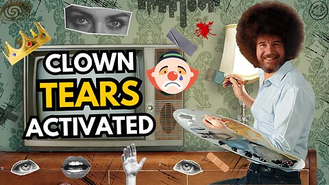 Tater the Clown and a Bob Ross Calendar?! 🎨🤡 Match Made in Heaven!