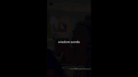 Words of wisdom.... Charlie Kirk W.H.G. on Telegram