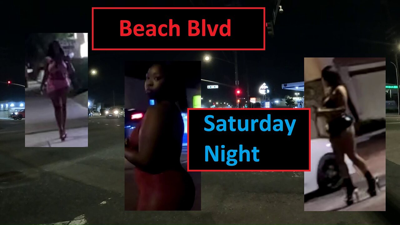 Beach Blvd, Saturday Night, Orange County California.
