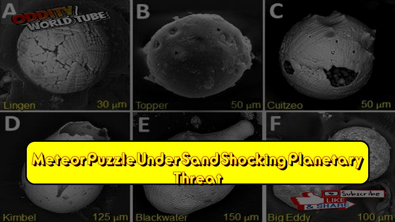 Meteor Puzzle Under Sand: Shocking Planetary Threat #Meteor #Discovery #Science