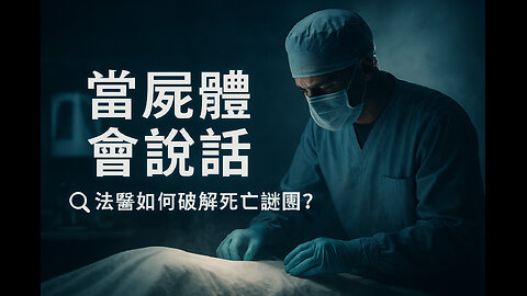 當屍體會說話：法醫如何破解死亡謎團？When the Dead Speak: How Forensic Experts Solve the Mystery of Death