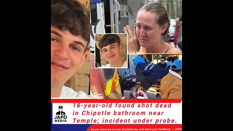 16-year-old found shot dead in Chipotle bathroom near Temple; incident under probe. #TeenShot #japd