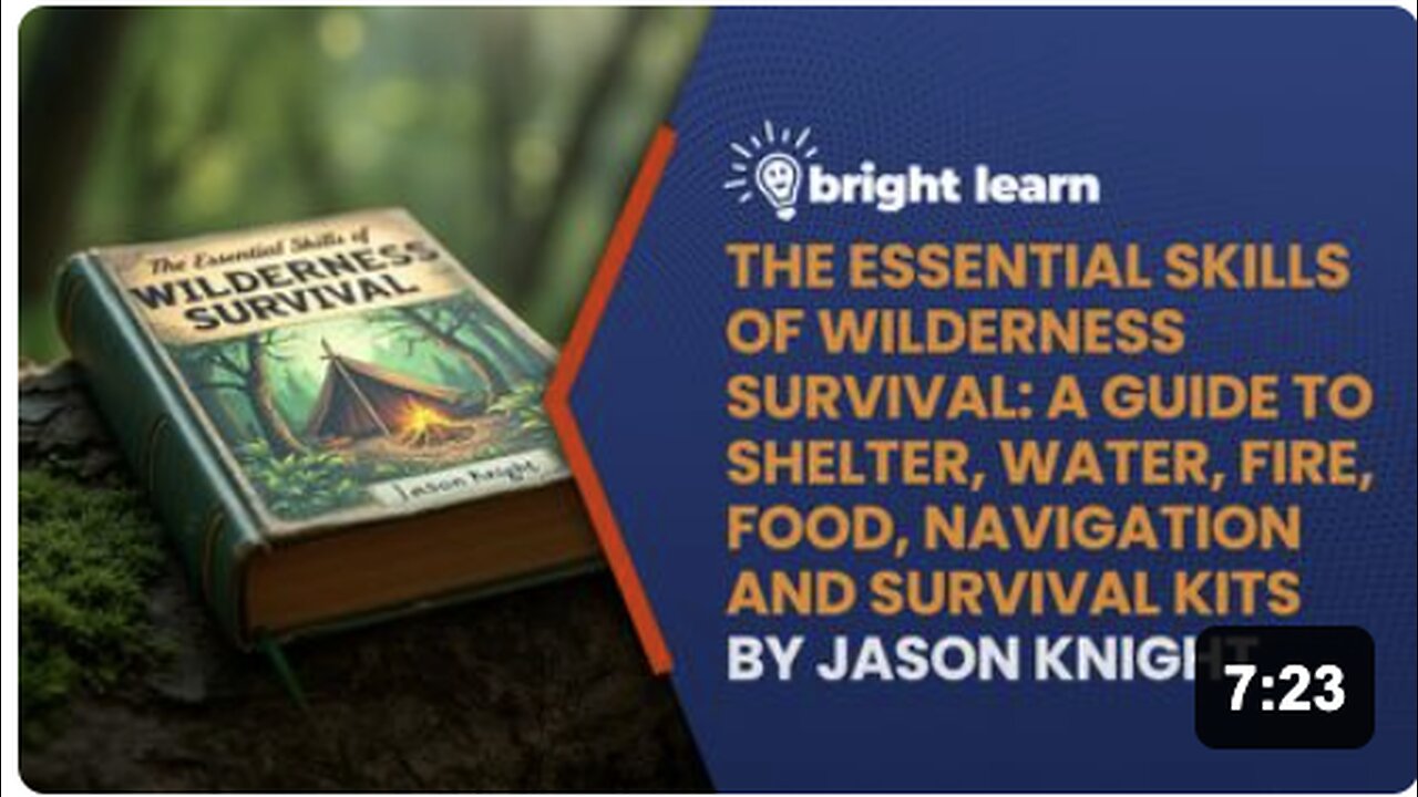 BrightLearn - The Essential Skills of Wilderness Survival: A Guide to Shelter, Water, Fire, Food, Navigation and Survival Kits by Jason Knight