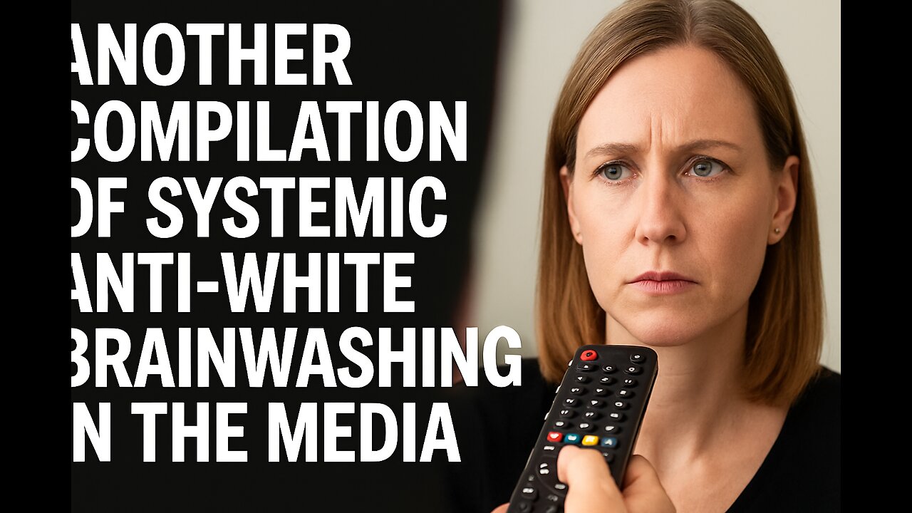 Another compilation of systemic anti-White brainwashing in the media