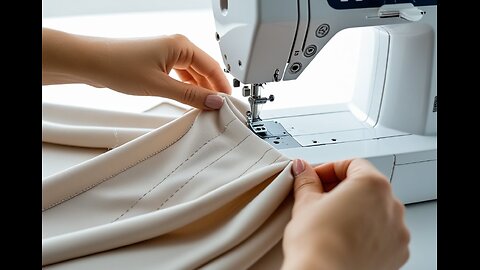 Invisible Hem Tutorial EASY with sewing machine