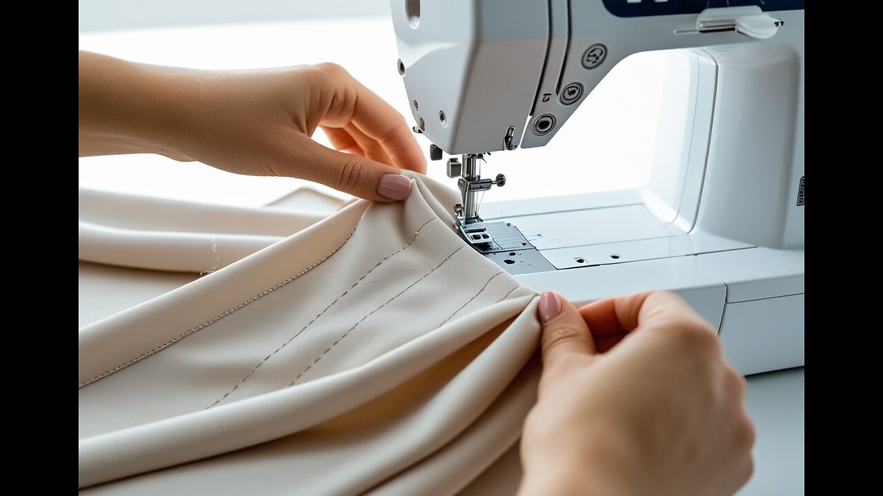 Invisible Hem Tutorial EASY with sewing machine