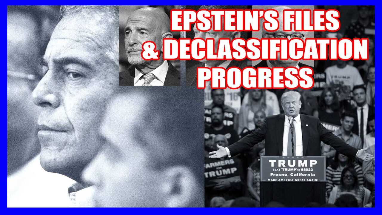 THE FILES-BLACKMAIL, FOREIGN BRIBES, SECRET EPSTEIN ACCOUNTS WILL BE DECLASSIFIED