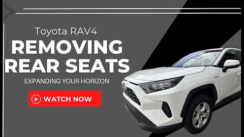 How to remove RAV4 rear seats