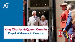 LIVE: King Charles & Queen Camilla Arrive in Canada for Royal Visit | UK Royals | AT World News