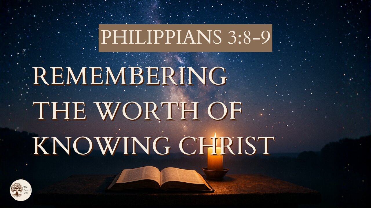 Remembering the Worth of Knowing Christ | Philippians 3:8-9