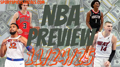 NBA Betting Preview - 11/24/25