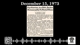 #OnThisDay December 15, 1973: Diagnostic Reversal