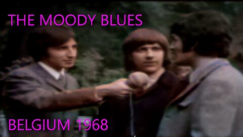 THE MOODY BLUES - BELGIUM - 1968 - MUSIC INTERVIEW RAYS FUN COMMENT