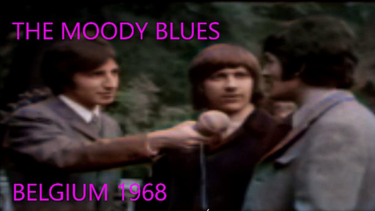 THE MOODY BLUES - BELGIUM - 1968 - MUSIC INTERVIEW RAYS FUN COMMENT