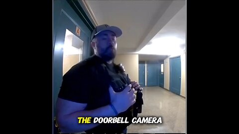 Doorbell cam catches a cop’s story that just doesn’t add up 😳#doorbellcamera #securityfootage #japd