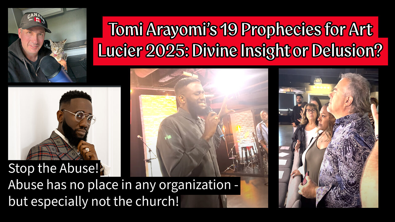 ⁉️ Tomi Arayomi’s 19 Prophecies for Art Lucier 2025: Divine Insight or Delusion?