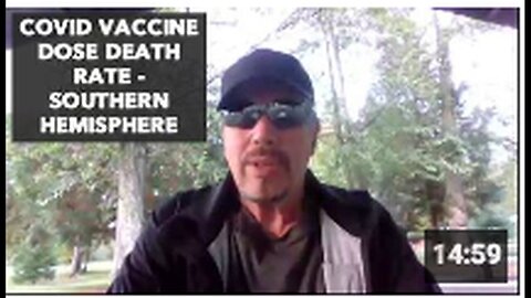 "Death Rate from COVID Vaccine Dose in Southern Hemisphere"
