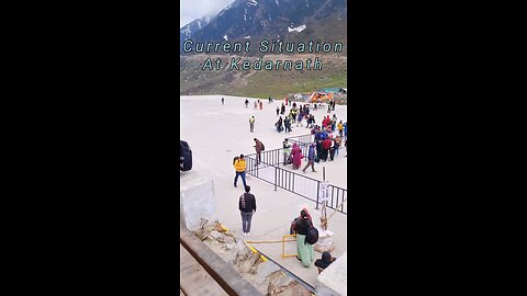 Current Situation At #Kedarnath #Kedarnathtrek #kedarnathdham #kedarnathtemple #kedar #Ankit_Malik