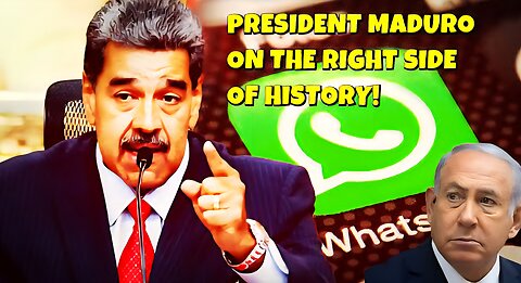 Venezuela’s president calls out live streamed genocide and stands with #Palestine & allies!