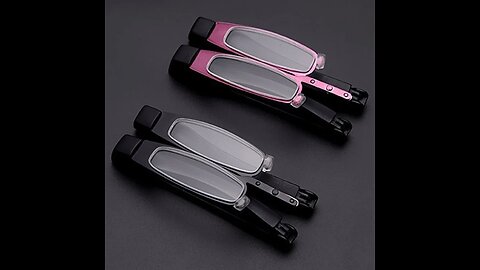Portable Foldable Lightweight Reading Glasses, with Eyewear Case, for Men & Women