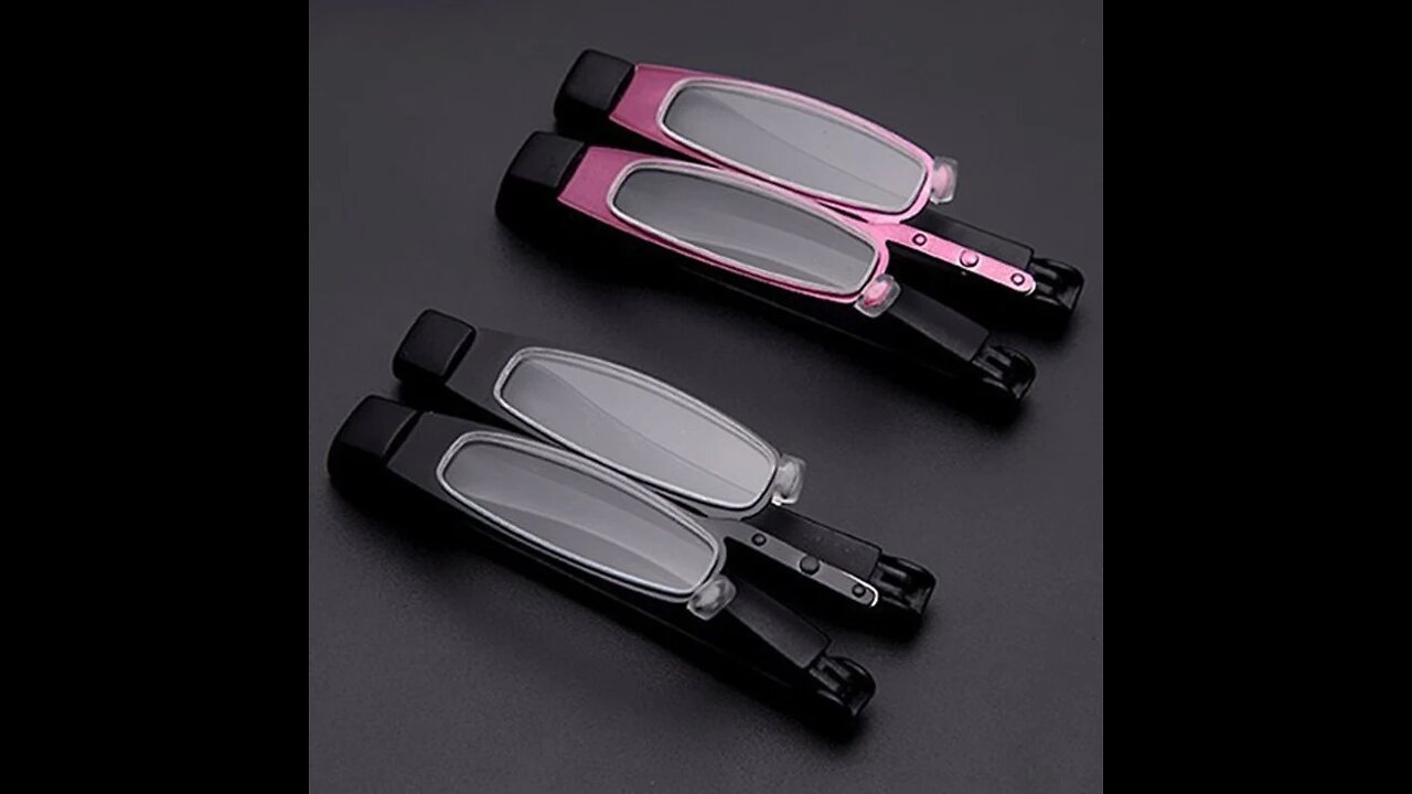 Portable Foldable Lightweight Reading Glasses, with Eyewear Case, for Men & Women