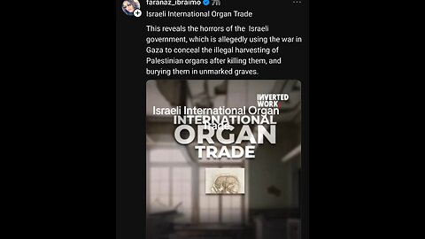 Israel and Organ Harvesting with Eden's Living TV