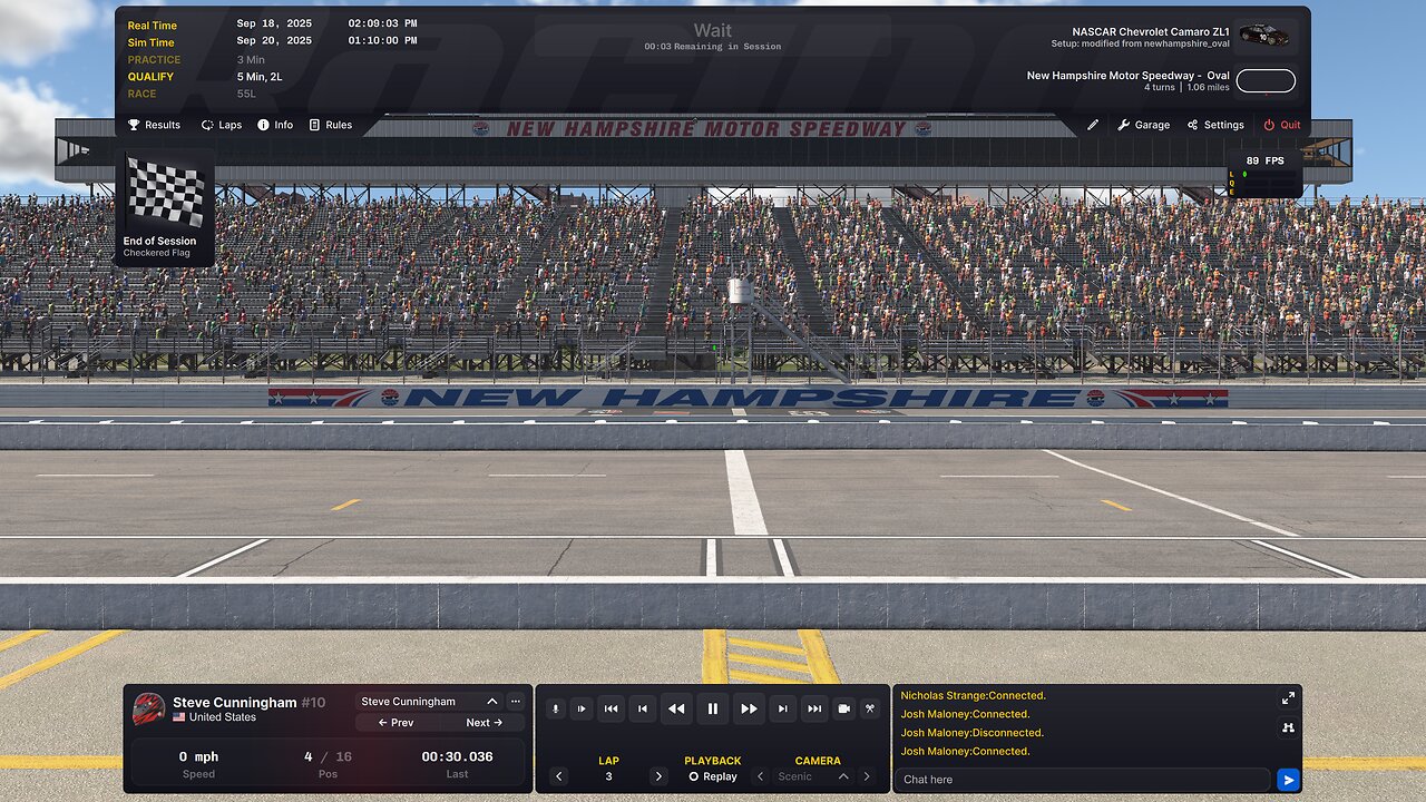 iRacing Nascar Cup - New Hampshire - Fixed