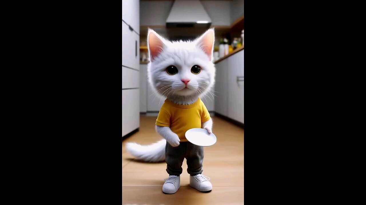 Mother is very angry at the cat