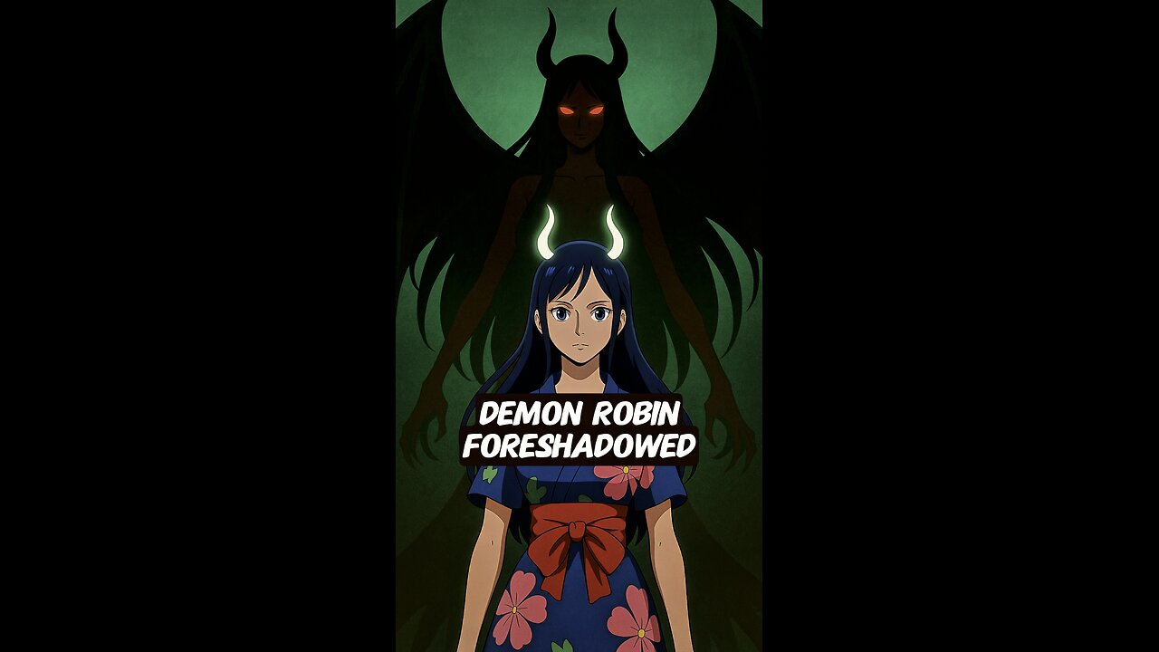 Demon Robin Forshadowed #onepiece #strawhats #eloypiece #wano