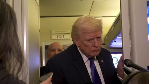 Trump answer questions about what happened with the video that depicted the Obama's as monkeys.