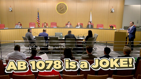 Is This Ethical? Law Maker Blatantly Lies to Pass AB 1078