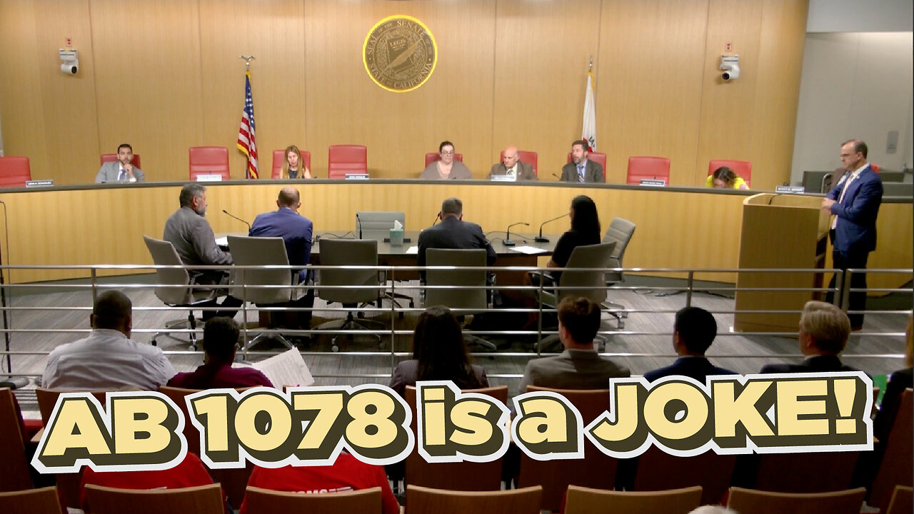 Is This Ethical? Law Maker Blatantly Lies to Pass AB 1078