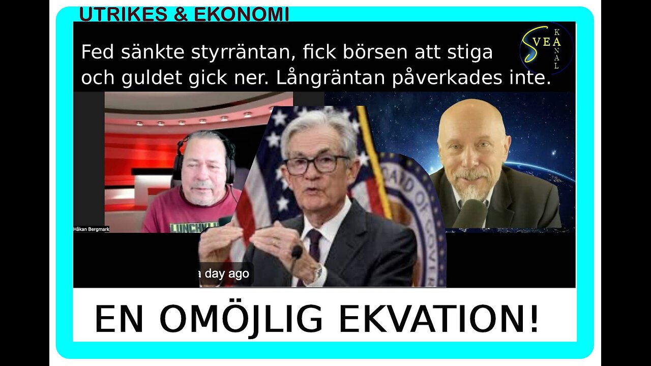 Utrikes & Ekonomi 58: En omöjlig ekvation