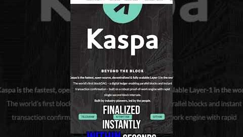 Kaspa vs. Supra- Crypto's Next Big Thing Fast Transactions! #shorts