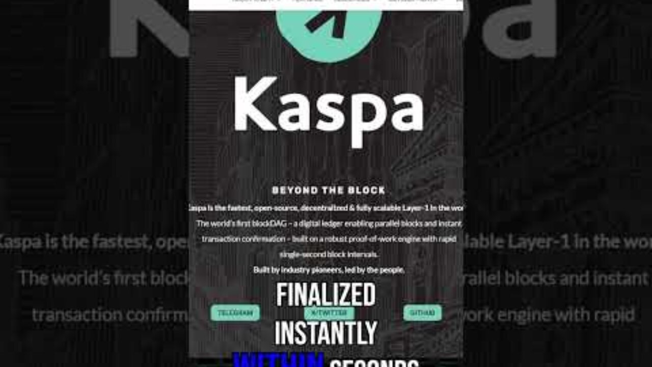 Kaspa vs. Supra- Crypto's Next Big Thing Fast Transactions! #shorts