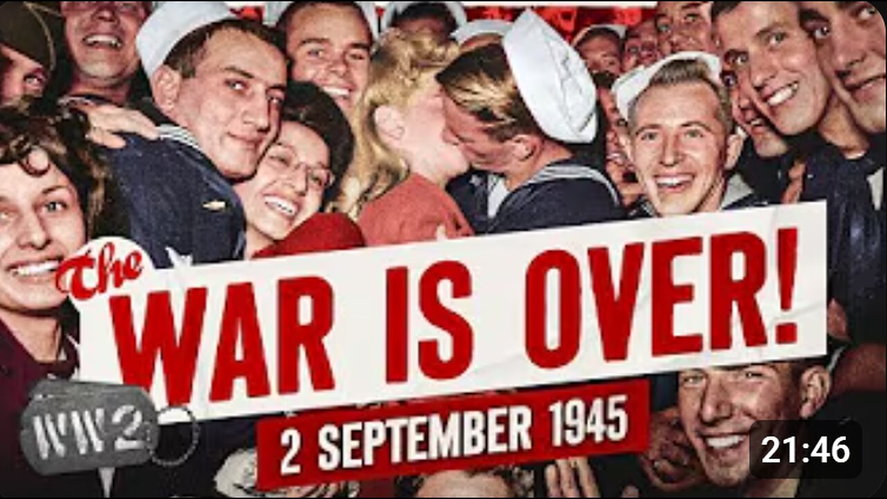 🌍🕊️ Week 314B: The End of WW2 — September 2, 1945 🇯🇵✍️