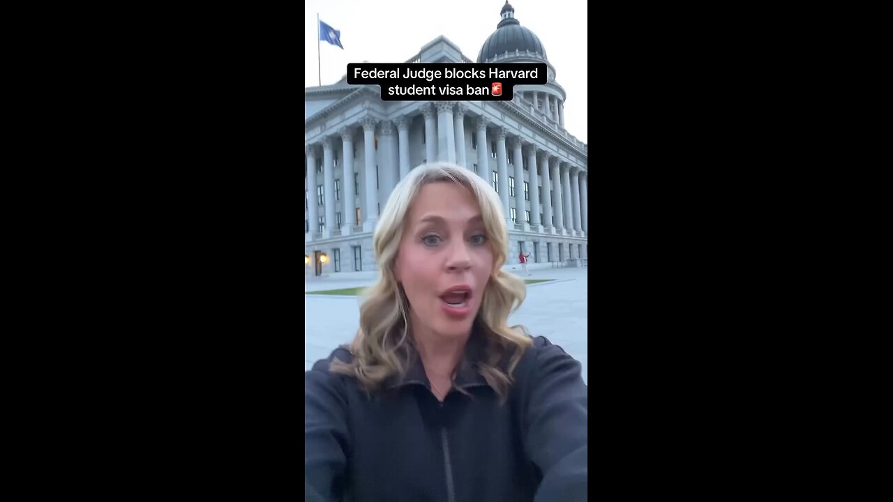 Captioned - Trump administration revoked foreign visas from Harvard