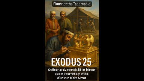 EXODUS 25: God's Blueprints for the Ark & Tabernacle | Divine Architecture Begins