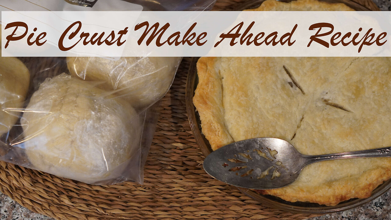 Pie Crust: How to Make and Freeze for Later