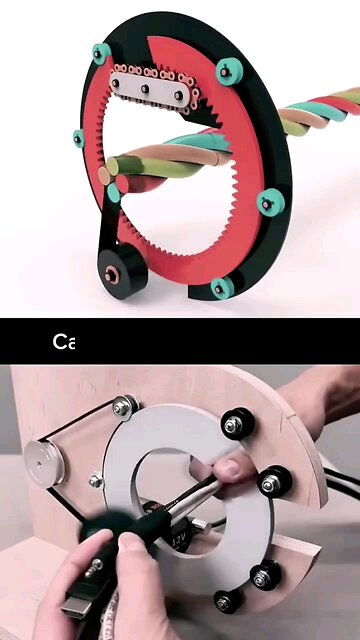 Cable wrapping machine