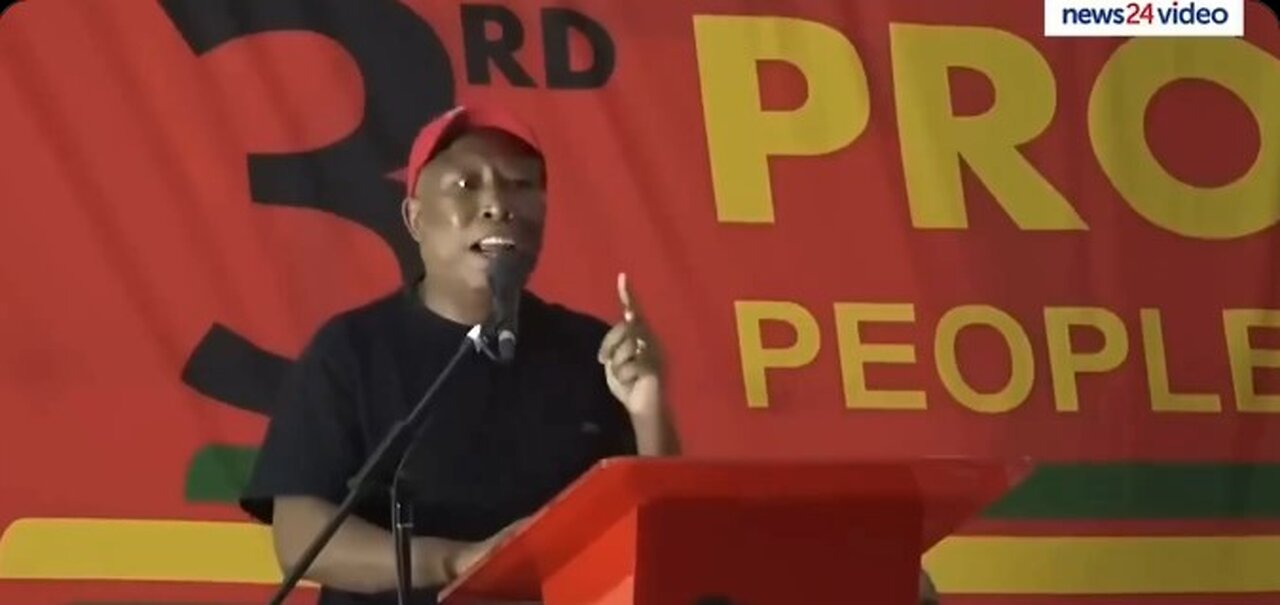 Julius Malema has called for the genocide and slaughter of white people living in South Africa.